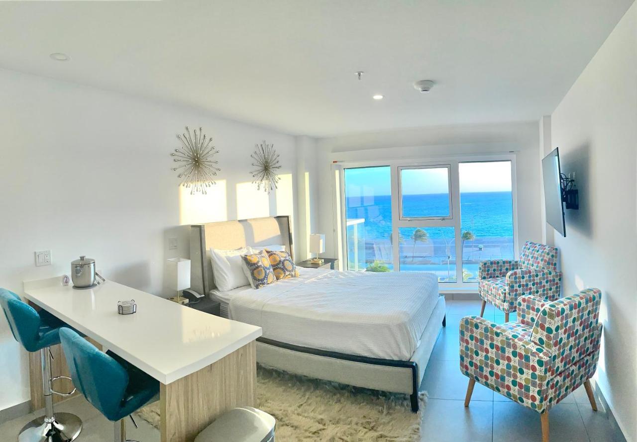 Ocean View Condo Overlooking The Caribbean Sea Oranjestad Exteriör bild